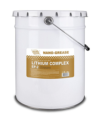 Смазка NANO LITHIUM COMPLEX Grease EP-2 синтетическая высокотемпературная 18 кг