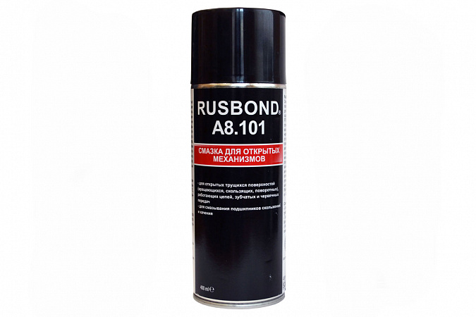 RusBond A8. 101 Смазка для открытых механизмов, универсальная , спрей 400 мл. (LOCTITE 8101 LB)